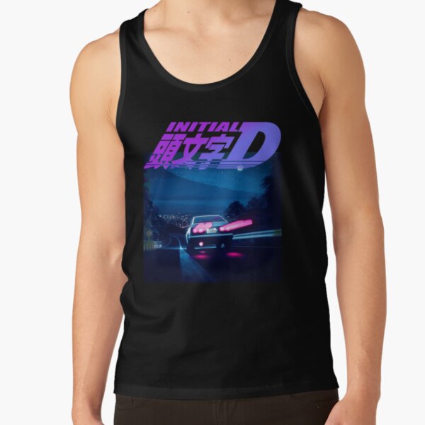 Initial D Neon AE86 Tank Top RB2806 product Offical initial d Merch