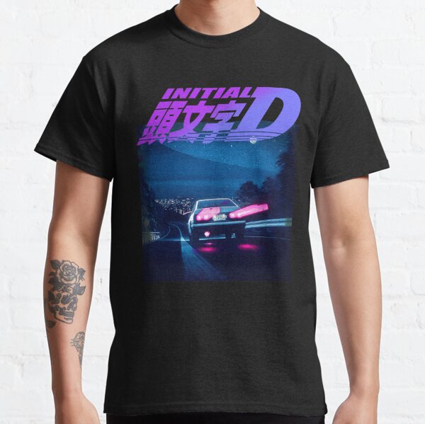 Initial D Neon AE86 Classic T-Shirt RB2806 product Offical initial d Merch